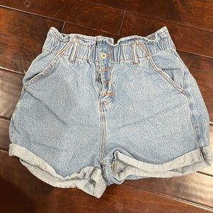 Size 10 high waisted jean shorts